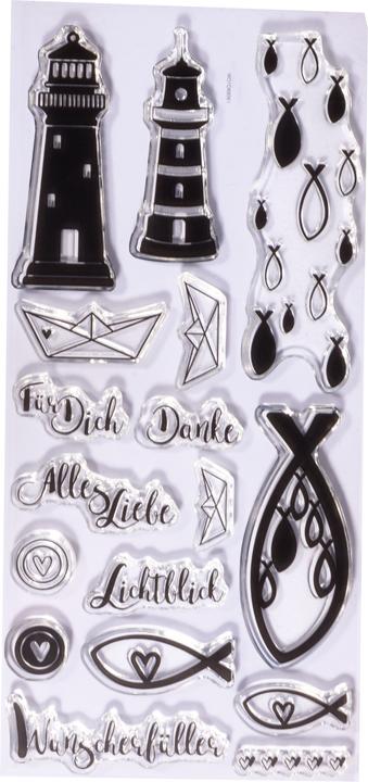 Immagine prodotto Rayher Timbri trasparenti "Lighthouse, Fish & Co