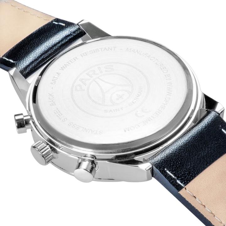Actual product image Paris Saint Germain Mens Crest Chronograph Watch (Chronograph, 38 mm)