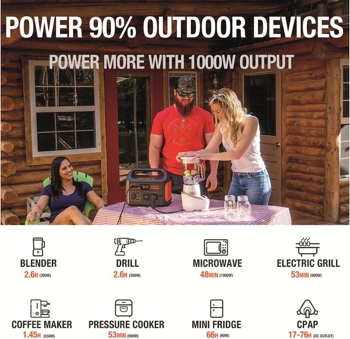 Produktbild Jackery Explorer 1000 (1002 Wh, 10 kg)