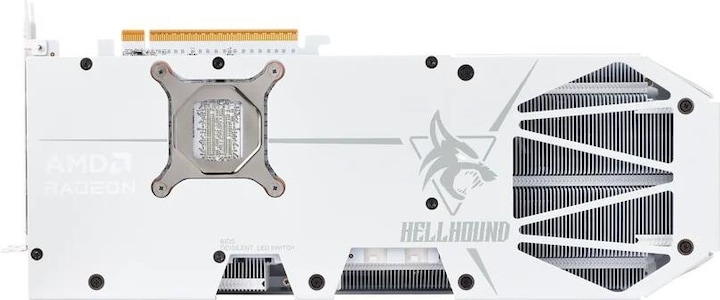 Image du produit Powercolor Hellhound Spectral White Radeon RX 9070 XT (16 Go)