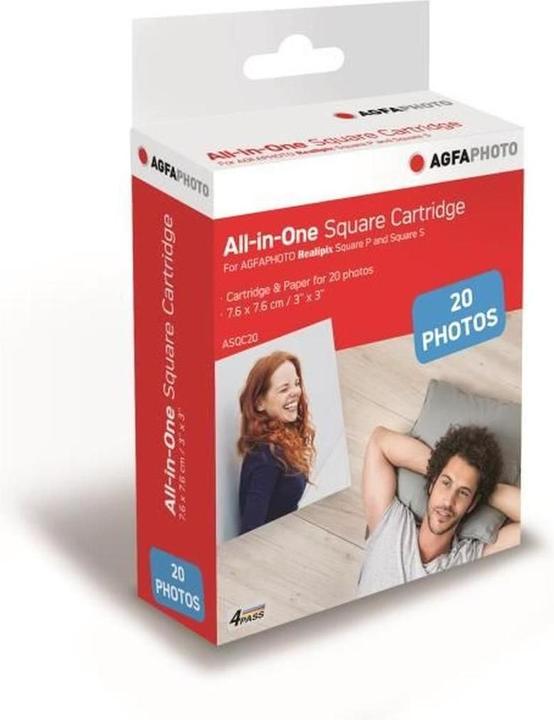 AGFAPHOTO ASQC 20 - 20 sheet 3 x3 (76 x 76 mm, 20 pcs.)