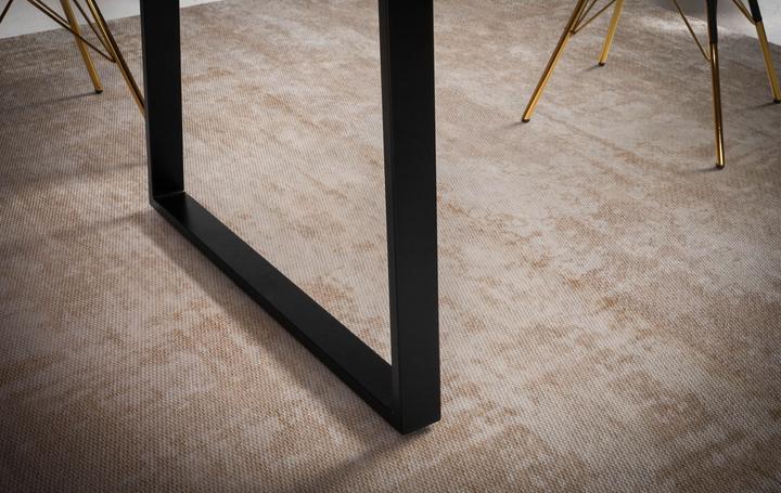 Produktbild FineBuy Esszimmertisch Esstisch 120 cm Akazie Massivholz Küchentisch Baumkante (120 x 60 x 76 cm)