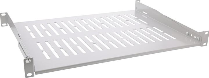 InLine Tablette 19", 350mm, 50kg, 1U, RAL 7035 gris