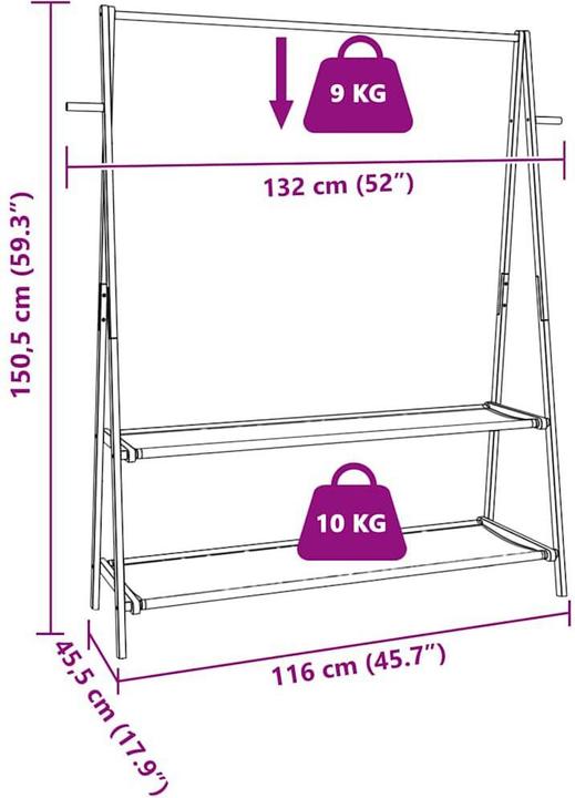 Image du produit vidaXL Kleiderständer