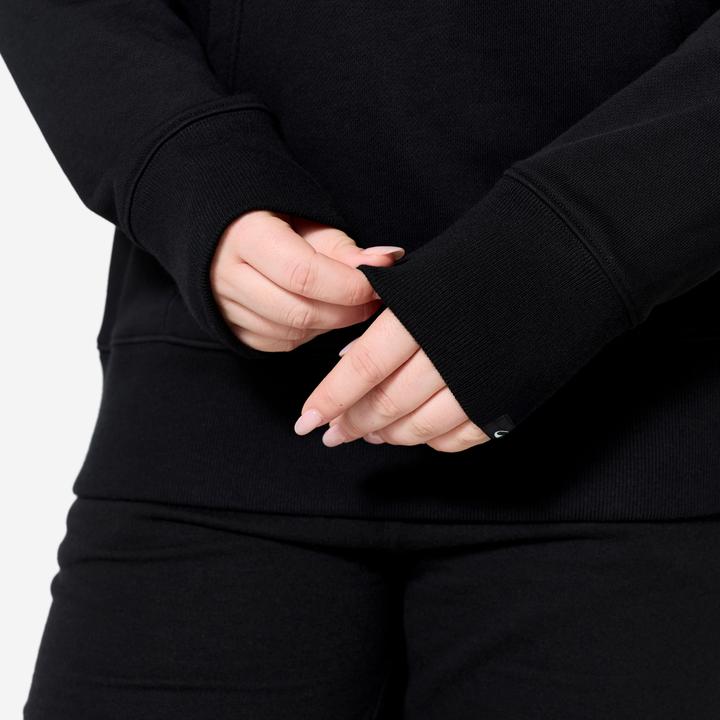 Immagine prodotto Domyos Hoodie Damen lang - schwarz (S)