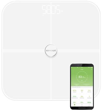 Immagine prodotto Concept VO4010 Bilancia pesapersone Rettangolo elettronico (180 kg)
