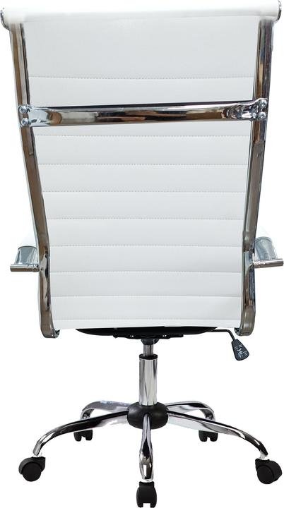 Produktbild equip Bürostuhl, Rippenpolster, Hochlehner, weiss