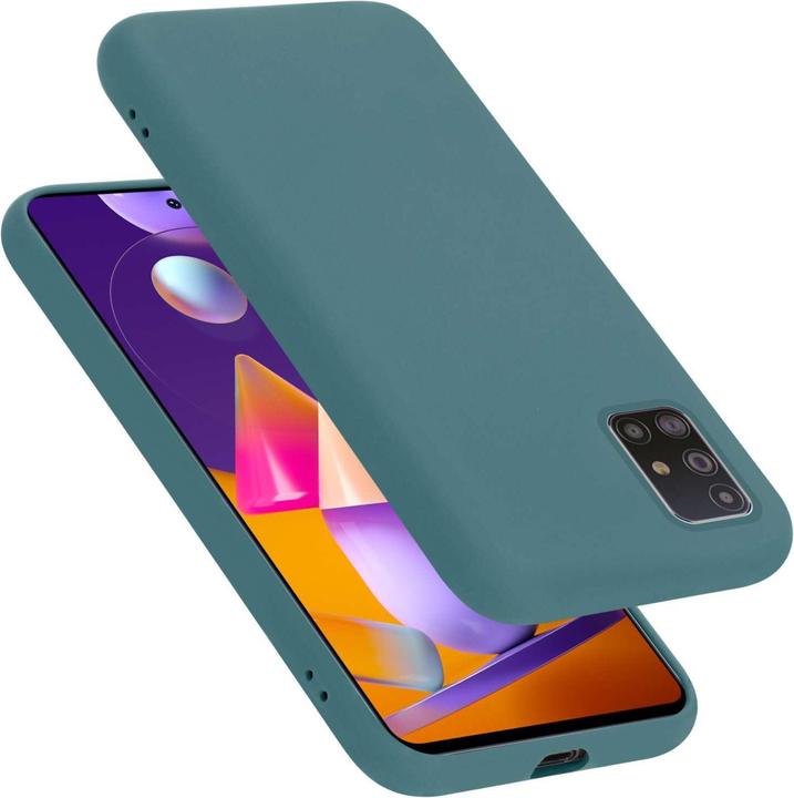 Actual product image Cadorabo Bumper Case for Samsung Galaxy M31s TPU Liquid Silicone Cover for Samsung Galaxy M31s (Samsung Galaxy M31s)