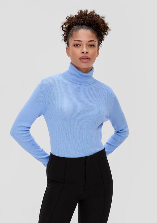 Produktbild s.Oliver Rollkragenpullover aus Feinstrick (L)