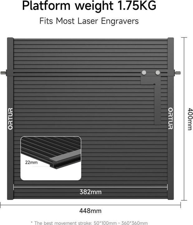Produktbild Ortur Laser Engraving Platform (Platte)