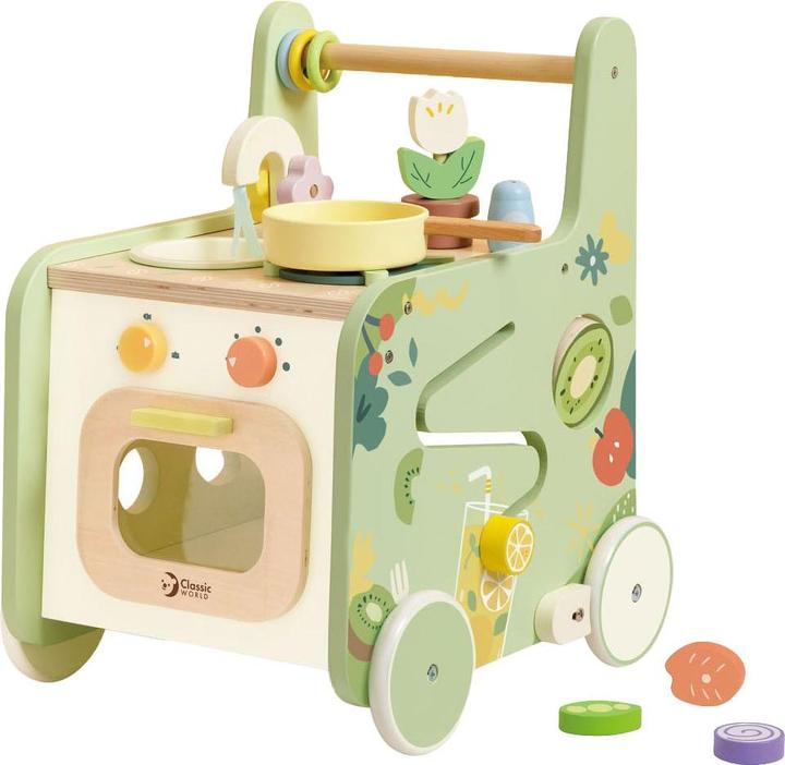 Classic World Wooden Walker Kitchen, 15 pieces.
