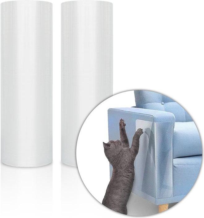 Image du produit Hermex Protection anti-griffes Film anti-griffes pour chats Protège-mur (Chat)