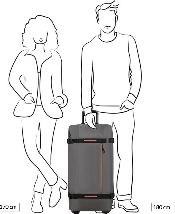 Actual product image American Tourister URBAN TRACK Duffle with Wheels (133 l)