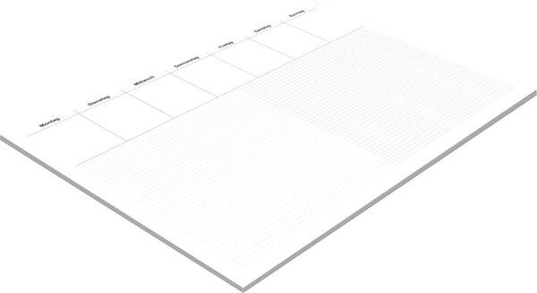 Immagine prodotto Rnk Sottomano per ufficio Dimensioni: 48 x 33 cm (L x A) Materiale: carta Colore: nero/bianco (48 x 33 cm)