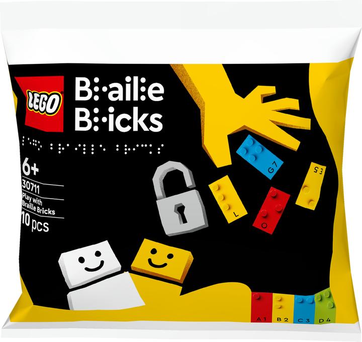 LEGO Le plaisir de jouer avec des briques en braille