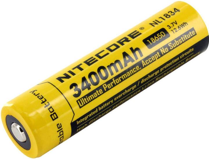 Actual product image Nitecore 18650 Rechargeable Battery