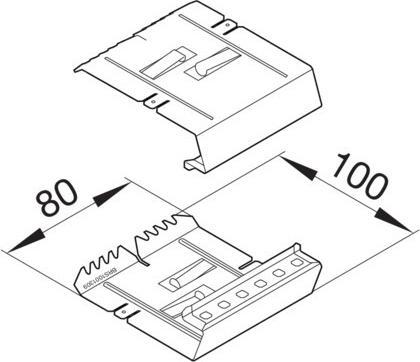 Produktbild Hager Kupplungspaar (8 cm)