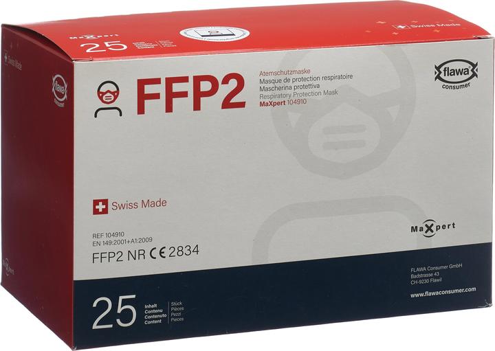 Flawa Masque de protection respiratoire MaXpert FFP2 blanc (FFP2, 25 x)