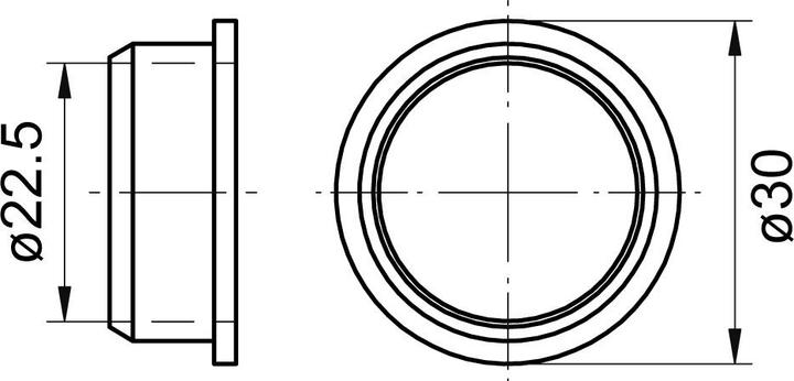 Image du produit Mega Insertion de protection pour cylindre RZ 34.051 (1 pcs)