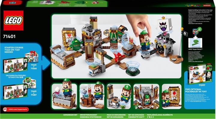 Immagine prodotto LEGO Caccia ai fantasmi di Luigi’s Mansion - Pack di Espansione (71401, LEGO Super Mario)