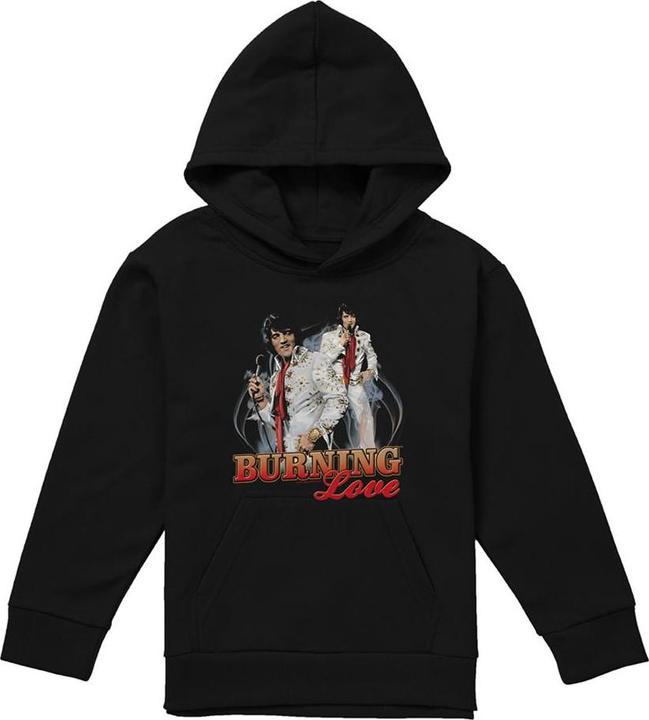 Produktbild Elvis Burning Love Kapuzenpullover Zum Überziehen (128)