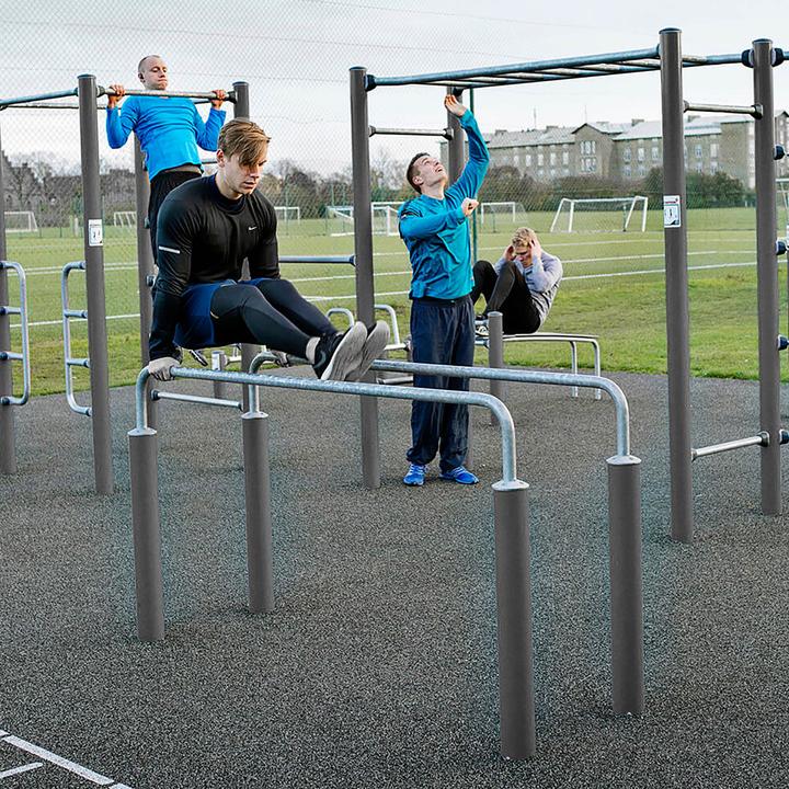 Actual product image Kompan Outdoor fitness equipment parallel bars