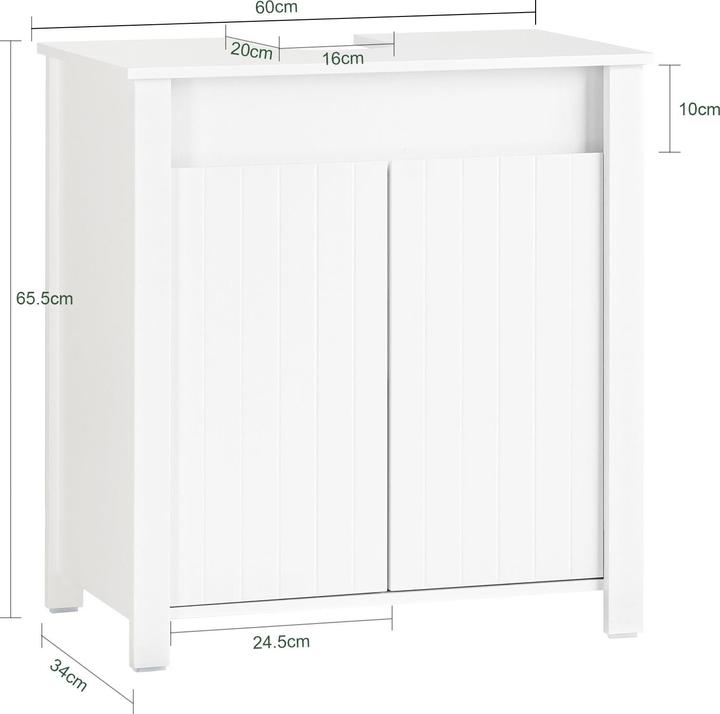 Actual product image SoBuy Vanity unit (60 x 34 x 66 cm)
