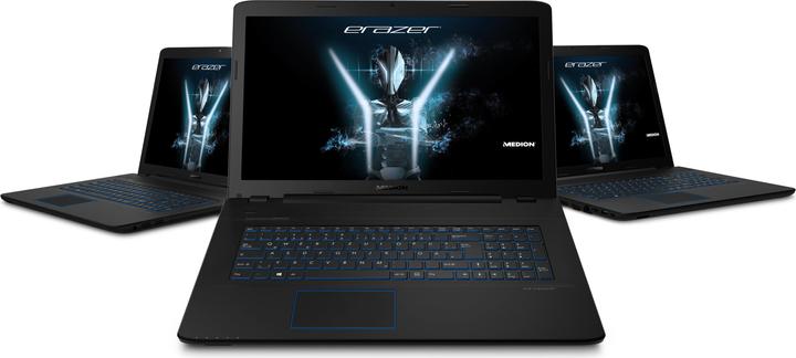 Produktbild Medion Erazer P7647 (17.30", Intel Core i7-7500U, 16 GB, 256 GB, CH)