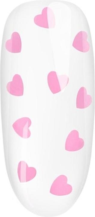 Produktbild Neonail UV Nail Polish 7.2ml - Self Love Era - Clear with Pink Hearts (UV-Gel Lack)