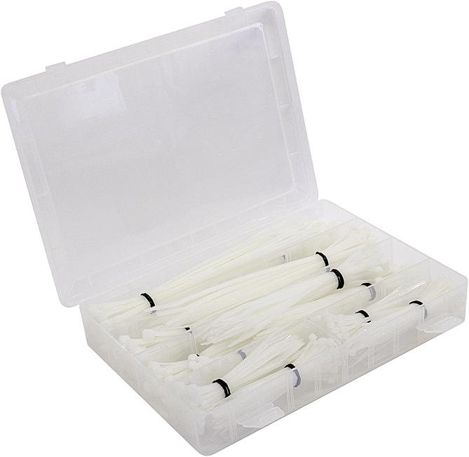 Steffen Set di fascette per cavi 400 pezzi (Fascette in metallo, 200 mm, 400 pz.)
