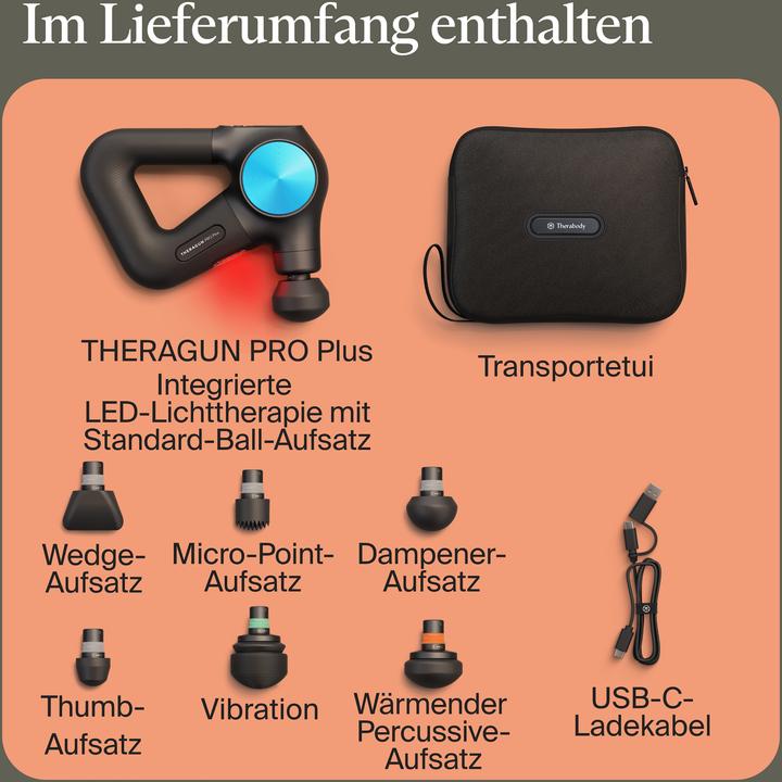 Immagine prodotto Therabody Theragun Pro Plus (5 Passi, 150 min)