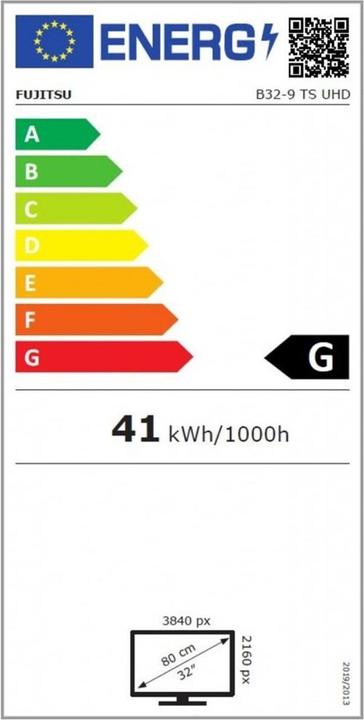 Energie-Label Fujitsu B-Line B32-9 TS (3840 x 2160 Pixel, 31.50")