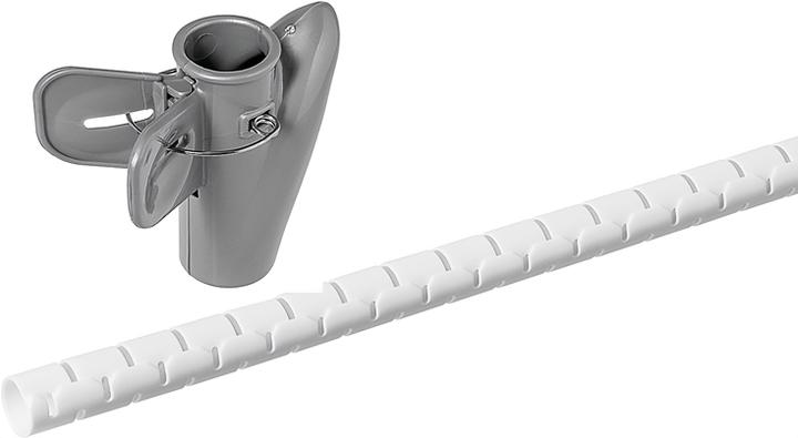 Steffen SET FAST COVER Kabelschutzschlauch Typ 24mm weiss (Kabelschlauch, 200 cm)