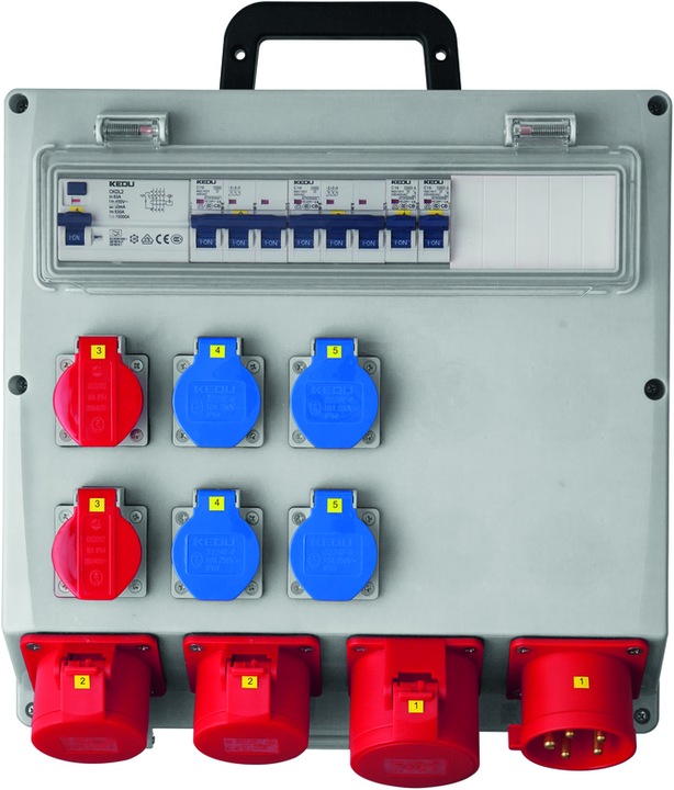 Image du produit Steffen Distributeur de courant de chantier (CEE 32/5, Type 23, CEE 32/5, Type 25, CEE 16/5)
