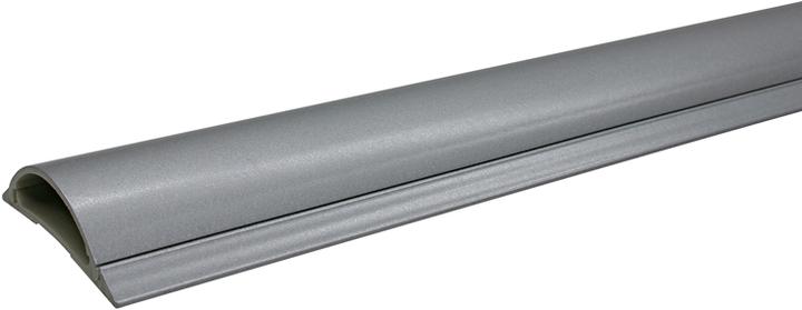 Produktbild Steffen Round Kabelkanal halbrund 50x13mm Stange 1m selbstklebend si (Kabelkanal, 100 cm)