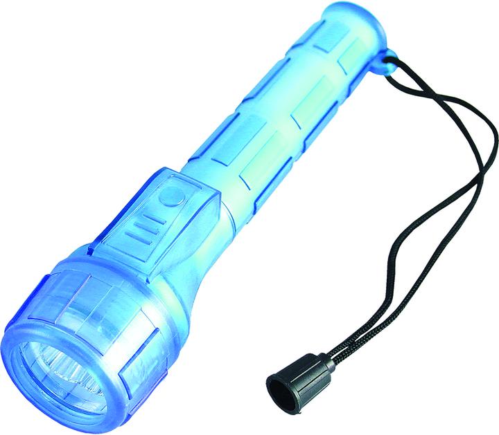 Actual product image Steffen LED flashlight plastic blue (4 cm, 15 lm)