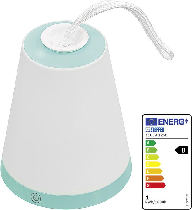 Image du produit Steffen Lampe LED Mini Lantern 40, bleu turquoise