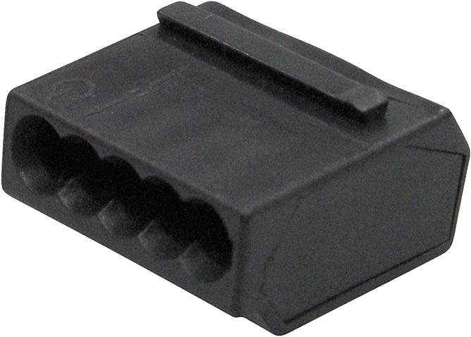 Image du produit Steffen Borne à fiche 5 x 0.75 - 2.5mm noir