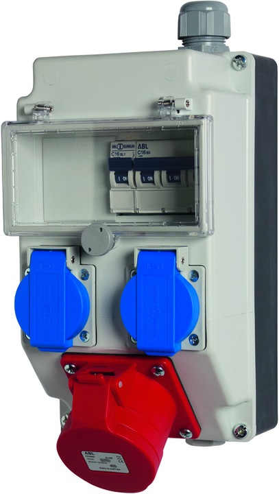 Actual product image Steffen Socket distributor from 07 3206 with: (CEE 16/5, Type 23)