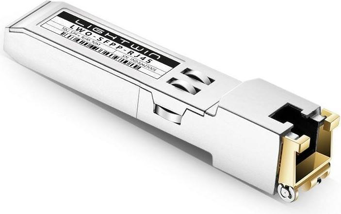 Produktbild Lightwin SFP+ RJ45 Kupfer Transceiver 10 Gbit Industrial 30 m