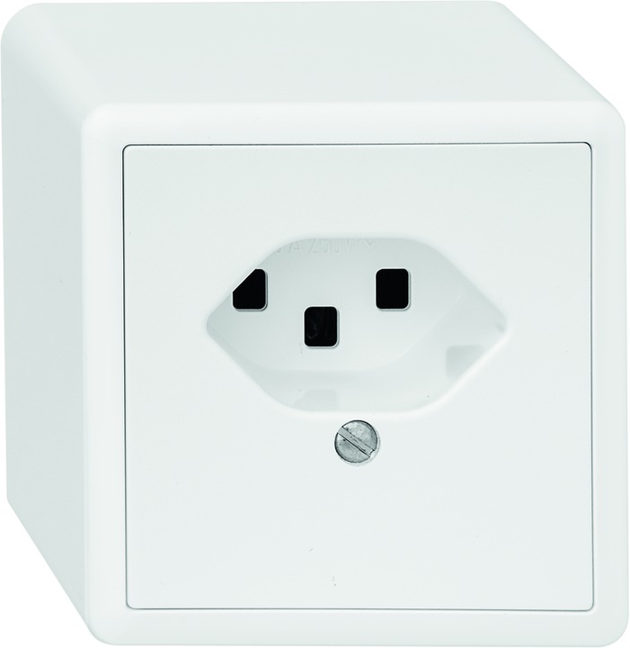 Produktbild Feller AP Steckdose T23 weiss