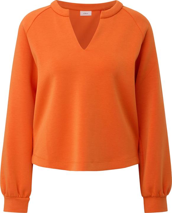 Produktbild s.Oliver Sweatshirt Sweatshirt mit Tunikaausschnitt (44)