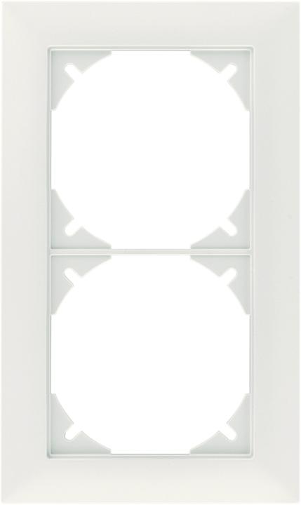Steffen Cover frame 2gang 148x88mm ws
