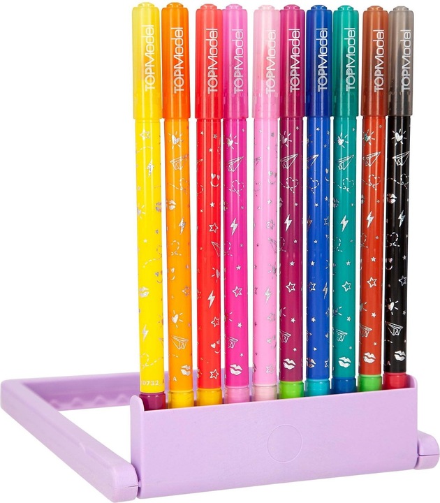 Actual product image Depesche Fibre Pens Magic Top Model 10 pieces (Multicoloured, 10 x)