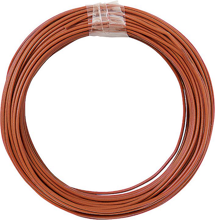 Produktbild Steffen Sonneriedraht 0.8/1.6 braun Ring 20m (20 m)