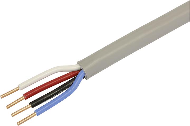 Actual product image Steffen VG FE 0 cable 4x1.5mm² LNPE gray ring 25m (25 m)