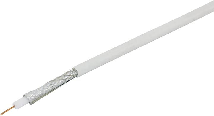 Produktbild Steffen Koaxialkabel 75 Ohm Klasse A weiss Ring 50m (Antennenkabel)
