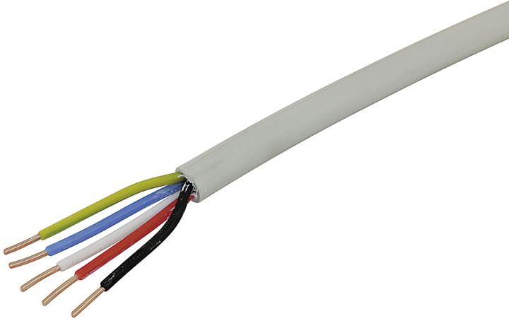 Actual product image Steffen VG FE 0 cable 5x2.5mm² LNPE gray ring 10m (10 m)