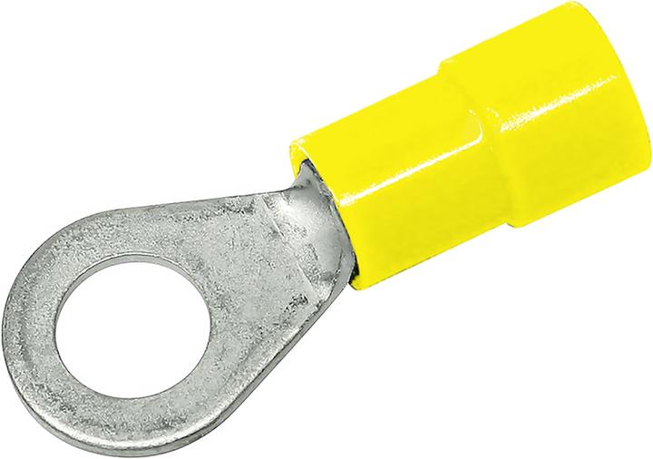 Actual product image Steffen Ring cable lug M5 yellow, 7 pieces 6mm