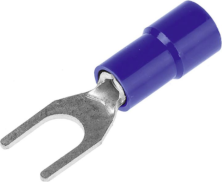 Actual product image Steffen Fork cable lug M4 blue, 12 pieces 1-2.5mm